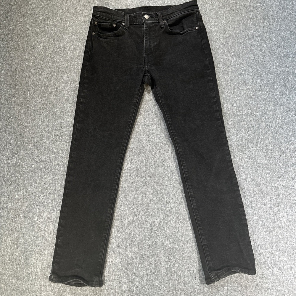Levi's 510 Skinny Jeans Black W31 L30 Stretch Denim Slim Fit Men's